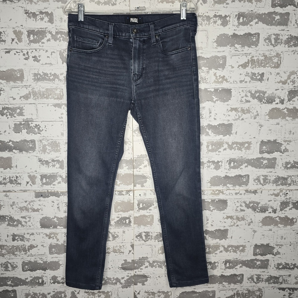 Paige Jeans Mens 30x28 Federal Slim Fit Straight Leg Coburn Dark Blue Wash